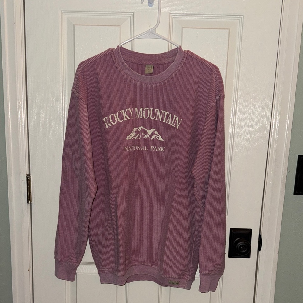 Pink Rocky Mountain National Park Sweatshirt